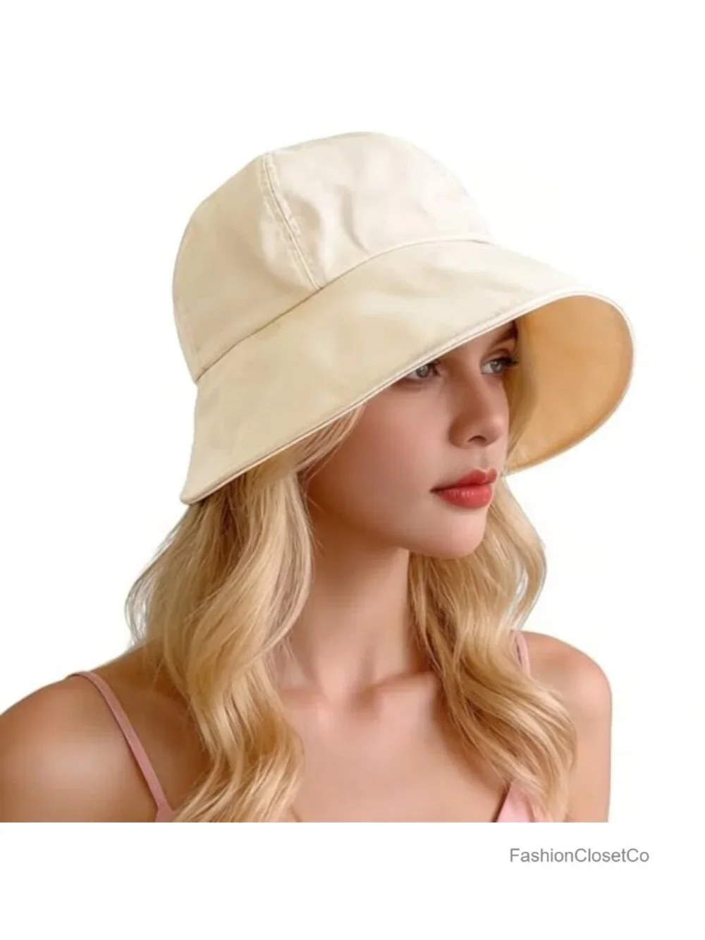Wide Brim Bucket Sun Hat Adjustable Packable UV Protection Gardening Beach